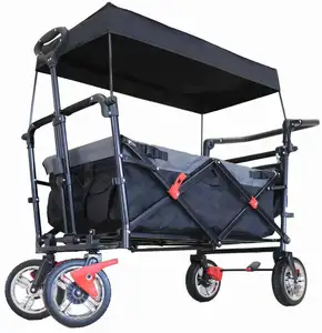 Portable Outdoor Garden Folding Wagon Hand Carts Trolleys For Camping Cart Trolley