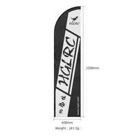 HGLRC 2025 Drapeau de balisage en forme de couteau pour drone de course, marqueur de portail de balisage pour cours d'entraînement, accessoires FPV pour la course de drones