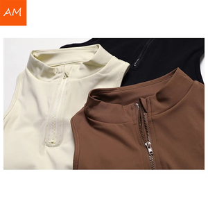 <span class=keywords><strong>Canotta</strong></span> bianca personalizzata di alta qualità gilet nero ad alto impatto Push up Strappy Top Fitness palestra Yoga donna <span class=keywords><strong>canotta</strong></span> - Product Image 2