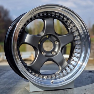 Juego de 3 Ruedas Forjadas BZY Meister <span class=keywords><strong>S1</strong></span> para Benz, BMW, <span class=keywords><strong>Audi</strong></span>, Supra, Corvette, Llantas de Aleación de 15, 16, 17, 18 y 19 Pulgadas, 5x112, 5x114.3 - Product Image 5