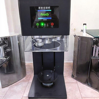Machine de scellage automatique commerciale à économie d'énergie pour boîtes de conserve, facile à utiliser, scelleuse électrique pour boissons et bouteilles, vente chaude