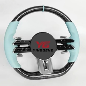 Volant en fibre de carbone à succès en usine pour <span class=keywords><strong>Mercedes</strong></span> Benz <span class=keywords><strong>AMG</strong></span> W221 W222 W223 W204 W205 W167 GLA GLK GLC GLS GLS SKL - Product Image 2