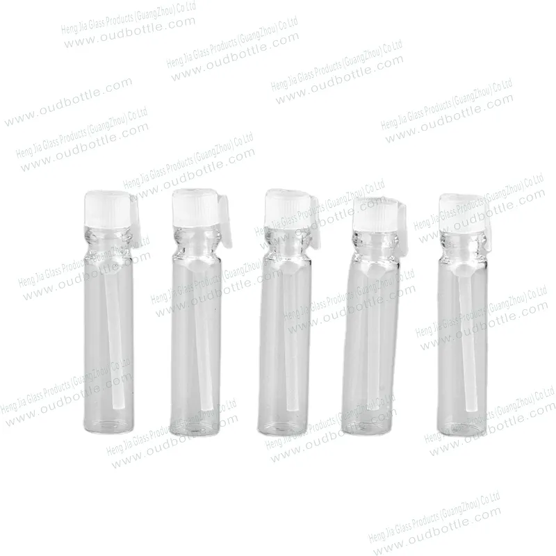 0.5ml 1ml 2ml 3ml 5ml mini clear glass vial tube perfume sample bottle small perfume tester bottle