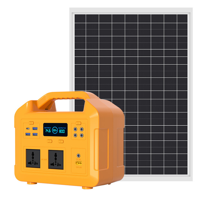 Camping Energy Solution 200W 500W Portable Power Station LiFePO4 Battery Solar Generator