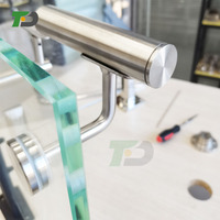 DF Outdoor Aluminium Wand handlauf 304 & 316 Edelstahl für Indoor House Treppen geländer Traditionelles Zubehör Deck Eisen Material