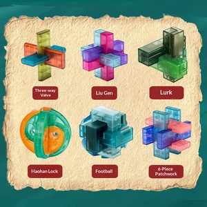Casse-têtes Kongming Lock <span class=keywords><strong>3D</strong></span> : Jeu d'assemblage intelligent pour enfants et adultes - Product Image 2