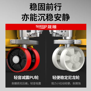 ミニ倉庫用マニュアルフォークリフトパレットスタッカー小型折りたたみ式2トン積載量価格 - Product Image 4