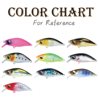 Leurre de pêche en ABS dur, type minnow, à descente lente, 47 mm, 4,2 g, pour saumon, lancer longue distance, effet tremblement