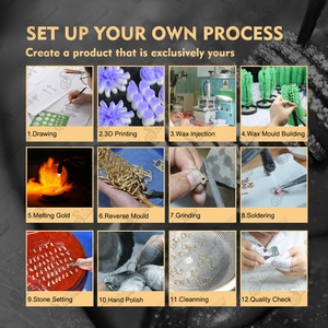 Gioiello per Piercing Corporeo Superstar Personalizzato in Oro 14k, Design con Catena <span class=keywords><strong>ad</strong></span> Arco e Sfera, Stile con Filettatura Esterna - Product Image 4