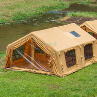 Tente de camping gonflable moderne personnalisée pour l'extérieur, imperméable, portable, tente pneumatique épaisse, grande capacité, tentes gonflables familiales