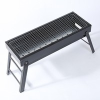 Réchaud à charbon de bois pliable pour pique-nique en plein air, barbecue portable miniature