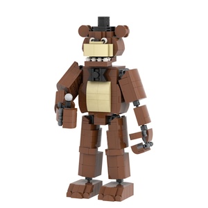<span class=keywords><strong>FNAF</strong></span> Horror Bear Freddy <span class=keywords><strong>Fazbear</strong></span> figuras de acción estilo Juegos de bloques de construcción Figuras Personaje Ladrillos Juguetes 5 noches en Freddy's - Product Image 1