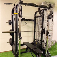 Tornado Fitness tout-en-un Machine de musculation à domicile Machine de support d'alimentation commerciale câble Smith multi-fonction Squat Rack acier