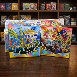 Cartes à frapper en carton édition spéciale Pokémon Captain King Ddakji, 12 pièces, jeu de combat coréen pour enfants, Pog Jumbo, fabriqué en Corée, distributeur - Product Image 3