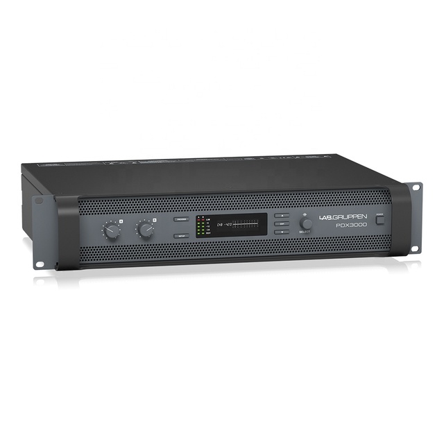 2-Channel 3000 Watts Lab.gruppen PDX3000 Speaker Power Amplifiers With DSP Professional Audio Subwoofer 18 Inch Power Amplifiers