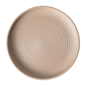 Vintage stil yuvarlak şekilli seramik yemek tabağı sırsız sofra seti otel restoran tatlı biftek yan yemek tabağı - Product Image 5
