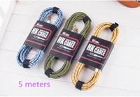 Kabel Gitar Elektrik 3M Tanpa Noise, Kabel Bass Terlindungi untuk Aksesoris Amplifier Gitar, Alat Musik