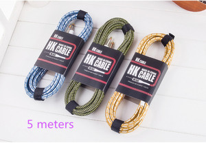 E-Gitarren-Kabel 3M Störungsfreies Abgeschirmtes Basskabel für Gitarrenverstärker-Zubehör Musikinstrumente - Product Image 5