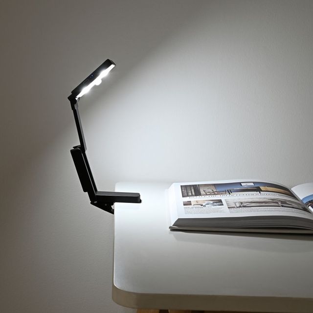 Led Metal Desk Lamp Gooseneck Work Lighting Office Business Smart Light Sensor Reading Eye Protection Clip Table Lamp