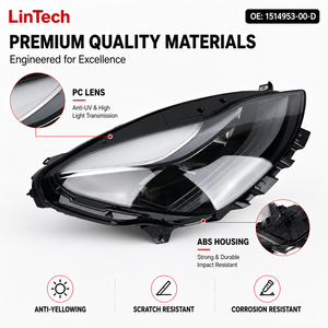 Conjunto de Faros LED LinTech OE 1514953-00-<span class=keywords><strong>D</strong></span>, Faros Resistentes al Calor para Tesla Model 3 / Model <span class=keywords><strong>Y</strong></span>, Venta Directa de Fábrica - Product Image 6