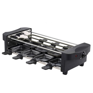 <span class=keywords><strong>Barbecue</strong></span> multifonction, 8 personnes, en pierre, sans fumée, équipement électrique d'intérieur, à facettes, cuisine - Product Image 2