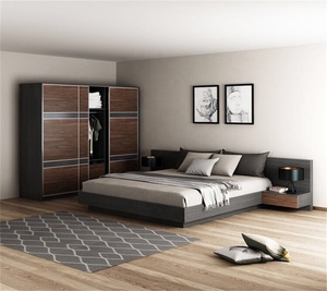 Cama King de diseño chino más nuevo de muebles de dormitorio de 2017 - Product Image 2