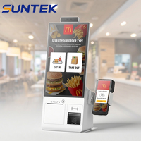 Kiosco de Pago con Pantalla Táctil de 15.6 Pulgadas, Escáner QR, Máquina de Pedidos, Dispositivo de Auto-Pedido 1920*1080, Kiosco Android SUNTEK