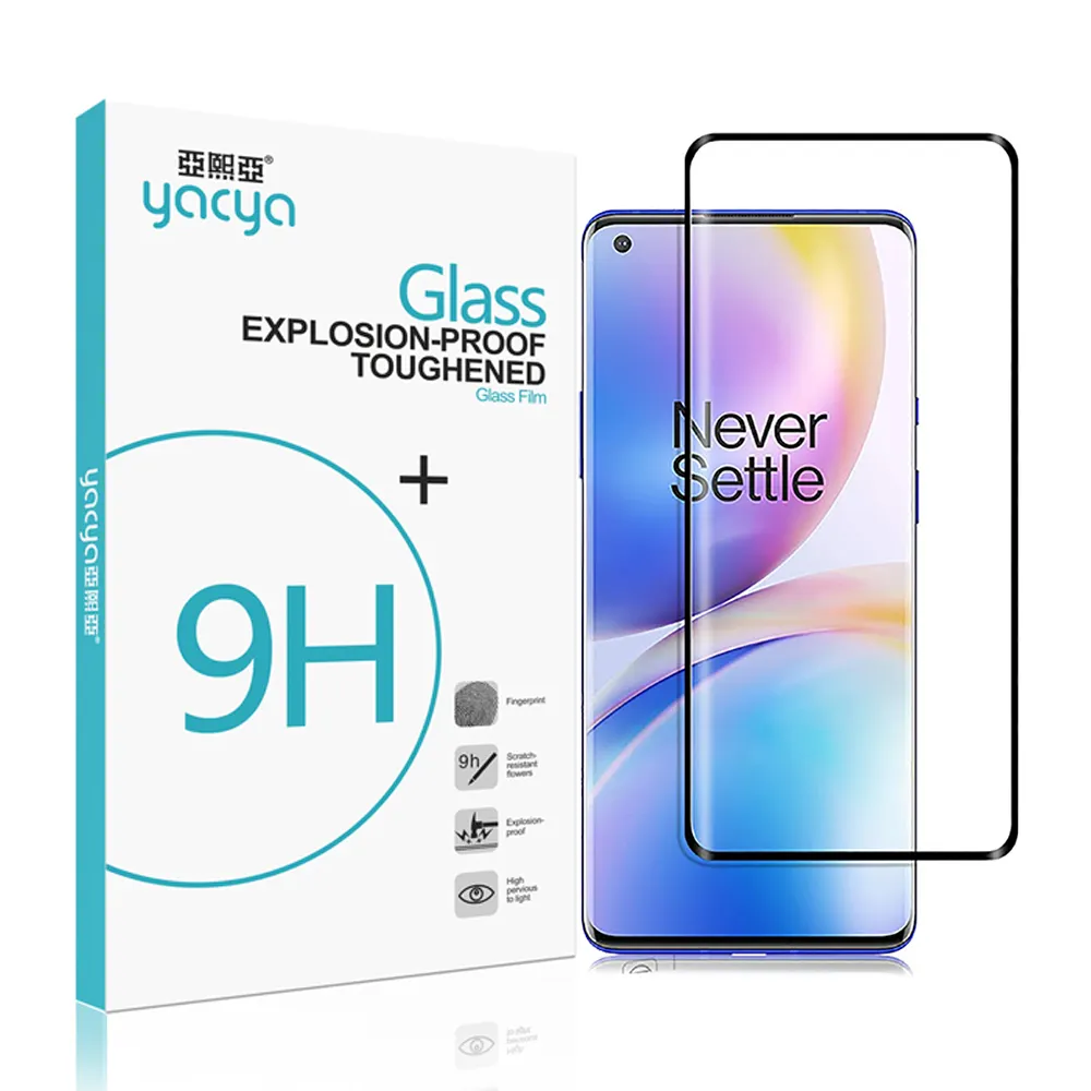 La cubierta de cristal para OnePlus 9T 8T 6T 5T de vidrio templado para el oneplus 8 9pro 7 6 Protector de pantalla 8 Nord 5D Oneplus 8T