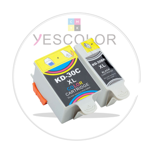 Cartouche d'<span class=keywords><strong>encre</strong></span> Yescolor Premium compatible 30XLC 30XLBK pour imprimante Kodak Esp C310/C110/C315/1.2/3.2/3.2S Office <span class=keywords><strong>2150</strong></span>/2170 Hero - Product Image 1