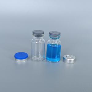 Frasco de Vidrio Farmacéutico Lavado, Despirogenado, Estéril, Listo para Usar, con Tapón de Goma y Tapa - Product Image 4