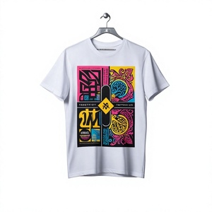 Camiseta de Algodón y Poliéster para Hombre con Logotipo Personalizado al por Mayor, Transpirable, Informal, para Verano - Product Image 3