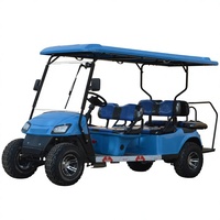 Voiturette de golf électrique 6 places, homologuée route, en aluminium, personnalisable, certifiée CE, capacité de montée de 15-20 degrés, autonomie de 70-90 km