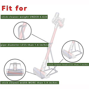 Jh-mech – Support de stockage en acier, organisateur pour <span class=keywords><strong>balai</strong></span> électrique à main, Support universel pour <span class=keywords><strong>aspirateur</strong></span> blanc - Product Image 4