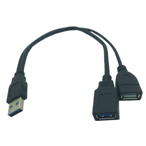 สายต่อขยาย USB3.0 แบบตัวผู้-ตัวผู้ และตัวผู้-ตัวเมีย หัวต่อแบบคู่ สำหรับจ่ายไฟ สายถ่ายโอนข้อมูลความเร็วสูง - Product Image 3