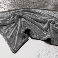 Serviette de séchage super professionnelle en microfibre à boucles doubles torsadées 1200 GSM, prix usine, pour lavage de voiture, taille personnalisée, avec logo et étiquette