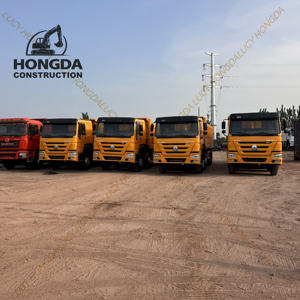 Camión volquete Howo 8x4 usado, camión pesado diésel 371hp para materiales de construcción, transporte de minerales, estándar de emisión Euro 2 izquierda - Product Image 6