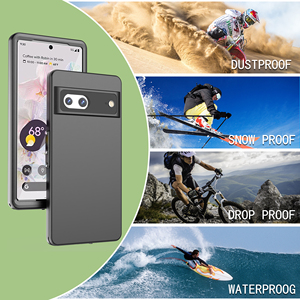Funda Impermeable para Teléfono con Protector de Pantalla Integrado para Deportes al Aire Libre, Fabricada en PC+TPU, para <span class=keywords><strong>Google</strong></span> Pixel 7/7 Pro - Product Image 6