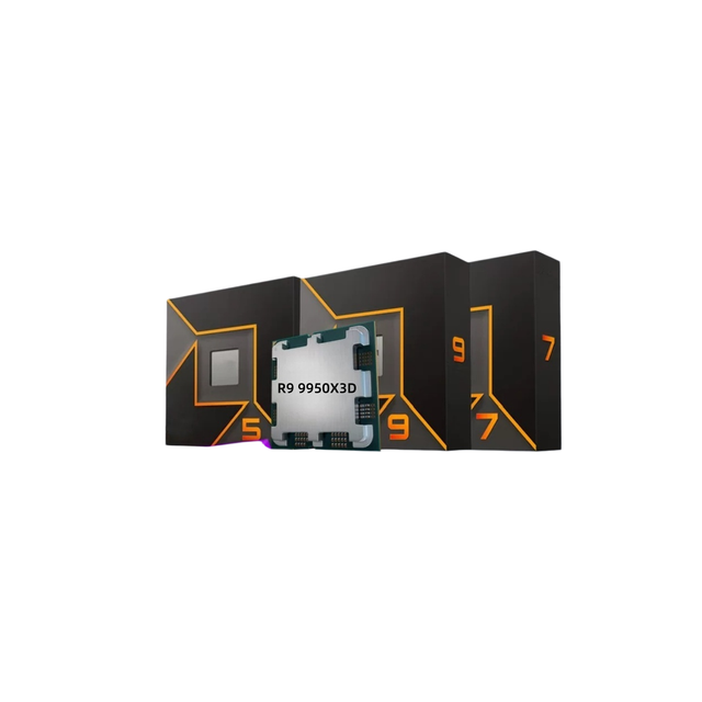 High End Gaming Motherboard with a Brand New CPU Processor, Computer R9 9950X3D