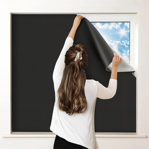 Persianas Enrollables DIY al por Mayor con Adhesivos para Viajes, Dormitorios y Salas Multimedia (118" X 57") Cortinas 100% Opacas para Dormitorio - Product Image 1