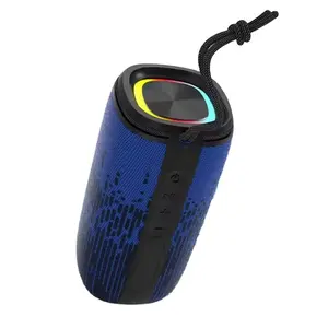 Subwoofer bajo inalámbrico Rgb Woofer activo Bt 10W altavoz Bluetooths al aire libre impermeable IPX6 Usb altavoz portátil