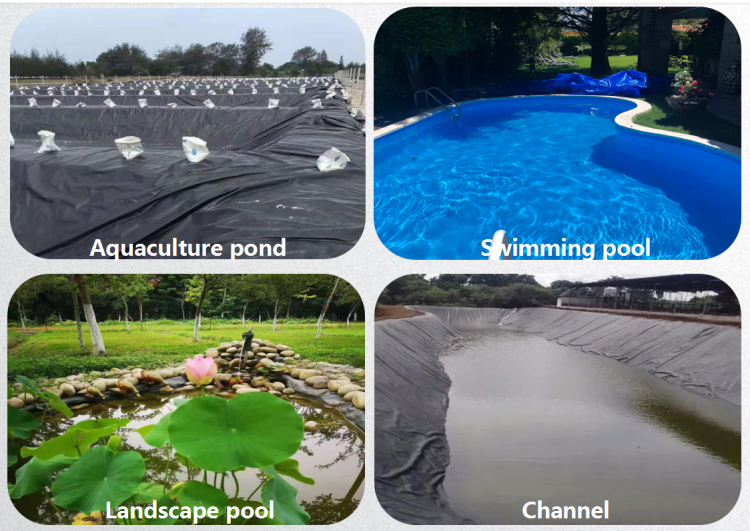 Cistern Geomembrane Swimming Pool Liner 1mm Low Density Polyethylene