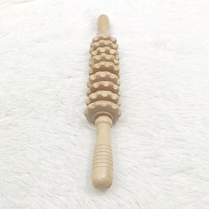 Handheld Cellulite Muscle Release Holz <span class=keywords><strong>Gua</strong></span> <span class=keywords><strong>Sha</strong></span> Therapie werkzeuge Holz massage werkzeug Körper massage rollen - Product Image 5