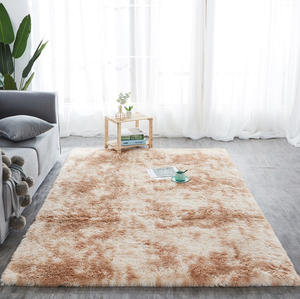 Alfombra Moderna <span class=keywords><strong>de</strong></span> Pelo Largo Súper Suave para Interiores, Alfombra Sedosa y Suave para Dormitorio, Alfombra Antideslizante para Comedor, Sala <span class=keywords><strong>de</strong></span> Estar y Habitación Infantil - Product Image 3