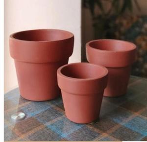 Decorative Natural Terracotta Flower <b>Pots</b> Handmade Clay Plant <b>Pots</b> Natural Earthen Planters for Succulents Cactus <b>Herbs</b> Flowers - Product Image 1