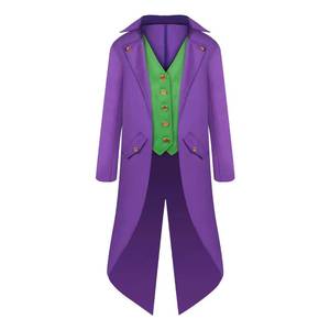 HP Mid-century retro mid-length punk tailcoat anime character adult costume casual Halloween style outfit - Product Image 3