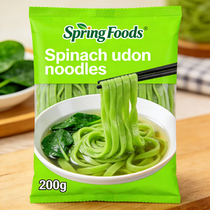 Fideos Udon de Espinaca y Trigo Duro de Cocción Rápida en Bolsa a Granel para Cantinas Concurridas - Product Image 6