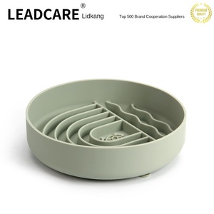 Eco-Friendly Silicone Pet Slow Food Bowl Anti-Overturning Plate for Small Large Dogs <b>Cats</b> Universal Dog Basin <b>Feeder</b> Oversized - Product Image 2