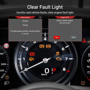 2025 New OBDII Scanner T100 Pro Ô Tô Công cụ Chẩn đoán động cơ lỗi mã đọc Pin kiểm tra xe thông tin công cụ quét - Product Image 5