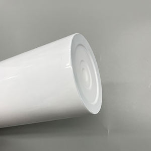 EE. UU. Almacén 20oz Blanco Absolutamente borde plano Borde de ángulo recto Sublimación Espacios en blanco Vaso recto con pajita de metal - Product Image 6