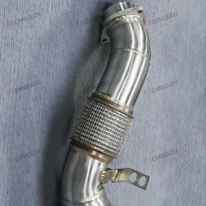 Collecteur d'échappement 3''N63 avec catalyseur pour BMW M850I M550i G14/G15/G16/G11/G12 3.0T en acier inoxydable 304 - Product Image 4